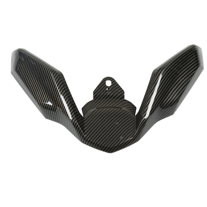 Motorcycle Front Beak Cover Carbon Fiber Style Fairing Wheel Extender