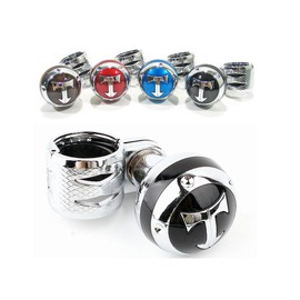 Easy to Install Stylish Handle Spinner, Easy to Drive, Non-Slip Handle, Adjustable Size, Bearings Included (Black)