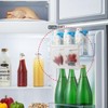 Meprotal 4 pcs Refrigerator Door Organizer Set, Fridge Hanging Mesh