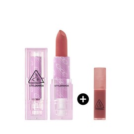 3CE 3CE Pure Pairing Soft Matte Lipstick, BETTER MOOD / 쓰리씨이 3CE 퓨어페어링 소프트 매트 립스틱 , BETTER MOOD