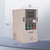 MOLLOM VFD 220V 2.2KW 3HP 9.6A 220V Single or Three