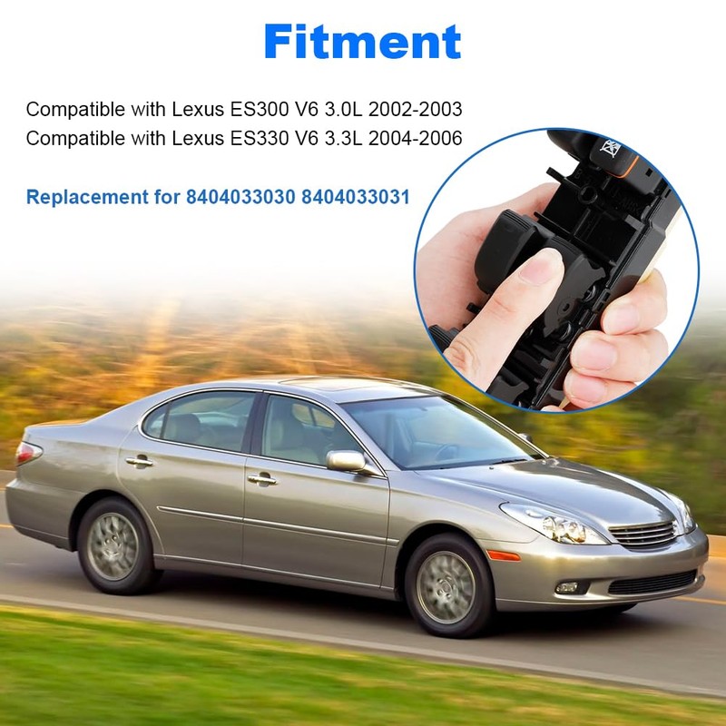 WMPHE Power Master Window Switch Compatible with Lexus ES300 V6
