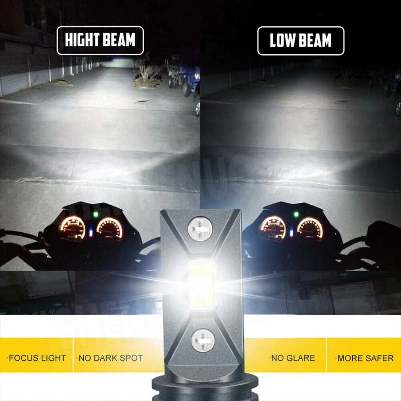 SHENKENUO LED Headlight Hi-Lo BEAM+Fog Bulbs For Volvo VNL VNM
