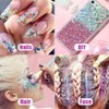 6 Color Sequins Glitter Body Gel 50ml Glitter Liquid Festival