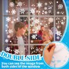 9 Pcs Christmas Window Stickers Xmas Decals Decorations for Glass