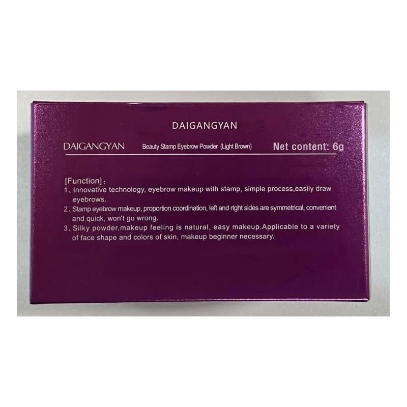 Boobeen Eyebrow Seal Stamp Powder - Waterproof 3 Seconds Eye