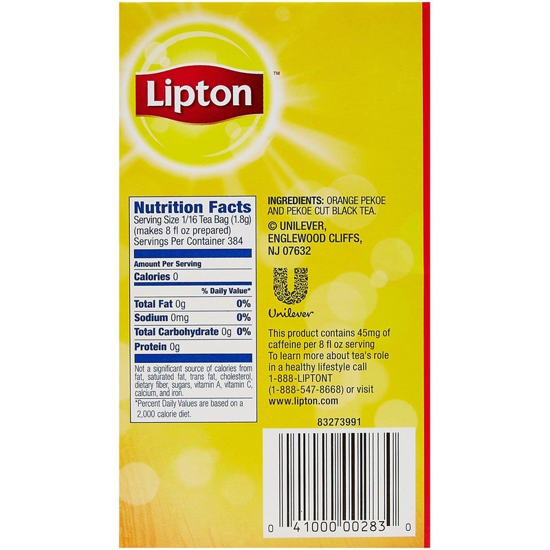 Lipton Gallon Size Tea Bags - Iced Tea Brew -