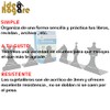 Sujetalibros Decorativos Soporte Sujeta De Libros 6 Pzas (Ajedrez)