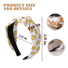 Softball Hair Accessories for Women Girls Christmas Birthday Gifts for Softball Player Coach Lover Head Bands for Women's Hair Softballs Print Headbands Hairbands for Girls Women
