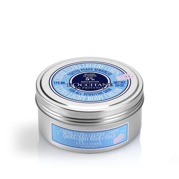 L'OCCITANE Snow Sheer Body Cream, 6.1 fl oz (175 ml),