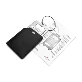 Gift Item: Rominox Key Tools, Various Designs, Key Tool / Key Fob, Stainless Steel Multitool, Includes Functional Description, Multifunctional Tool for Travelling or Holidays