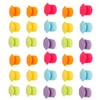 5Set Drink Markers Innovative Tongue Shape Silicone Wine Glass Cup