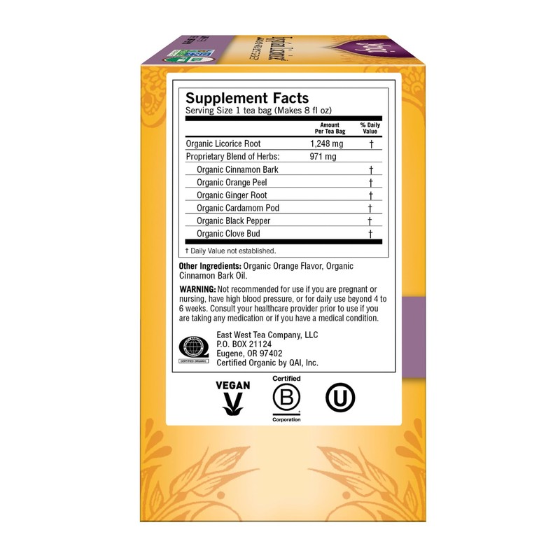 Yogi Tea, Egyptian Licorice, 16 Count, Packaging May Vary