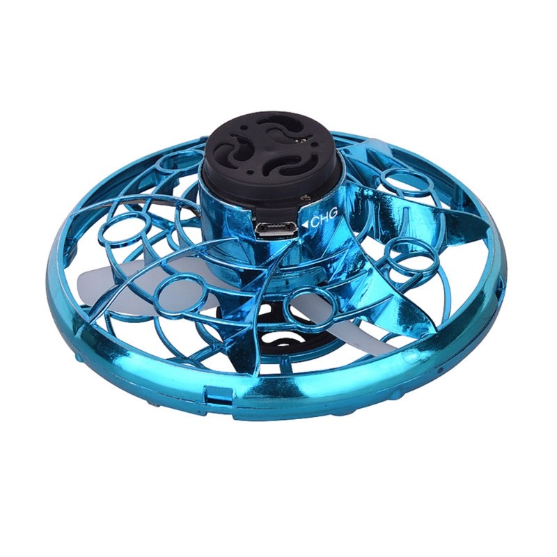 Mini UFO Flying Ball Toy for Kids Rotatable LED Luminous