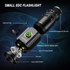 UNROEVS Mini Flashlight 2550 Lumens Rechargeable USB C Charging, Small