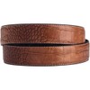 Greg Norman Men's Reversible Croco Print Leather Golf Belt Tan/Black
