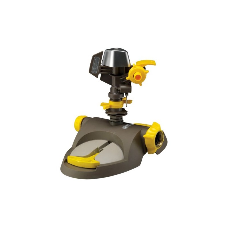 Nelson 50210 Pulsating Sprinkler with Rezimar Head and Spiked Base