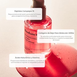 BIODANCE Suero péptido de colágeno perfeccionador de poros, reafirmante y resplandor de la piel, regordete, cuidado de los poros, suero de preparación