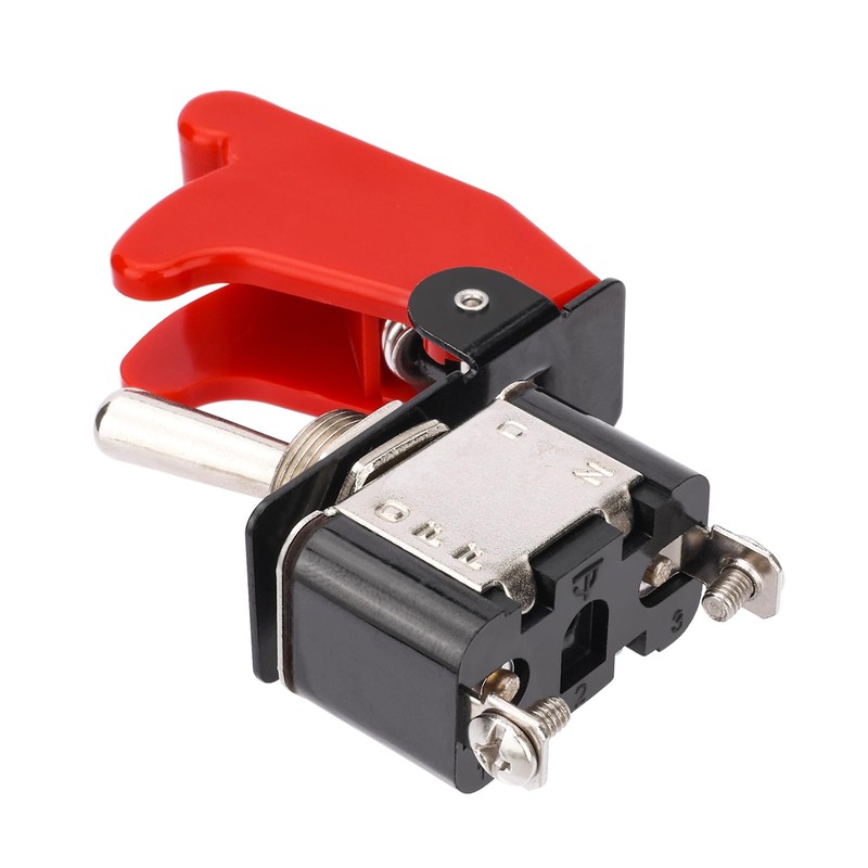 Baomain Safety Cover Toggle Switch Guard ON Off Red Aircraft