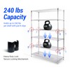 24 Pcs Wire Shelf Clips for 3/4 Inch Post,Universal Wire