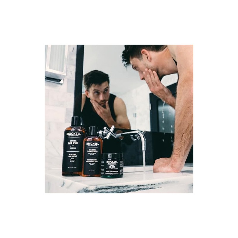 Brickell Men's Daily Advanced Face Care Routine I - Gel