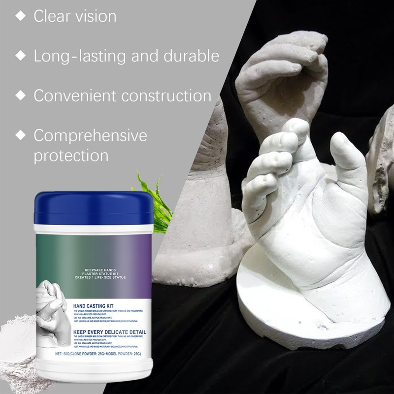 Hand Sculpture Kit | Alginate Molding Powder,Plaster Statue Molding Kit,
