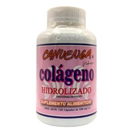 Colágeno Hidrolizado Cahuenga 500 Mg, 120 Cápsulas.                                                                                                   