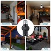 Feekoon 2 Pcs 3 Prong Light Socket Adapter, E26 Light