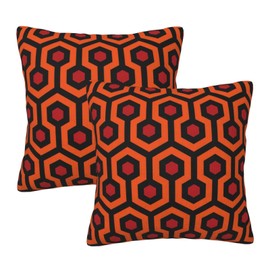 Chioee Z0T1358A Z0T1358A 2 Pcs Overlook Hotel Carpet Zabuton Cover Pillow Case Simple Soft Sofa Back Cover Body Pillow Cover Decorative Pillowcase Casual Car Comfortable Washable Interior Decoration