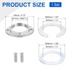 uxcell Female Thread Hex Lock Nut M32 x 1.5 Stainless