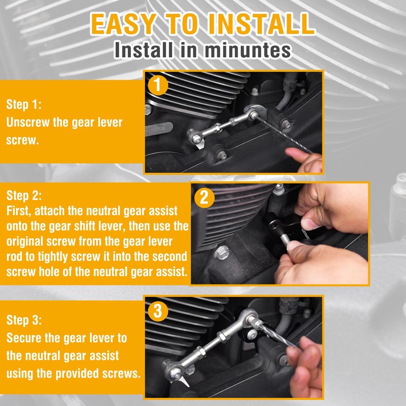 Harley Neutral Gear Assist Kit Shifting Easier, Gear Shift Assist