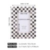 Handicrafts Home Checked Pattern Picture Photo Frame Handmade Naturals Bone