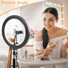 UEGOGO 10-inch RGB Ring Light With Adjustable Tripod Bracket And