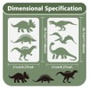 2 Pack Dinosaur Stencils for Painting A4 Size Reusable Plastic
