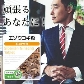 【リプサ公式】 エゾウコギ粒 約3か月分×2袋 T-854-2