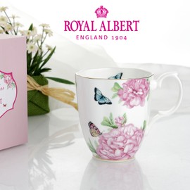 Royal Albert Miranda Kerr Vintage Mug White Single Item / 로얄알버트 미란다커 빈티지 머그 화이트 단품