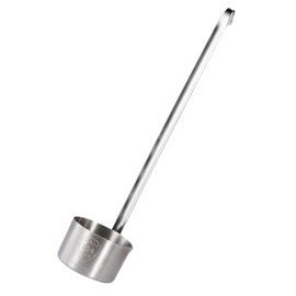 MaT store Plum Sake Ladle, Syrup, Sake Spoon, Large, Measuring Cooking Utensil, Stainless Steel, 1.7 fl oz (50 ml)