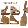 Jiozermi Teak Spatula for Cooking, Wok Spatula with Long Handle