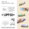 Pocket Mini Compact Umbrella with 8-Rib Frame for Sun/Rain, Travel