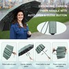 ZUOYOUZ Folding Travel Umbrella Windproof Strong,Upgrades 12 Ribs(3+2Ribs) Auto Open/Close