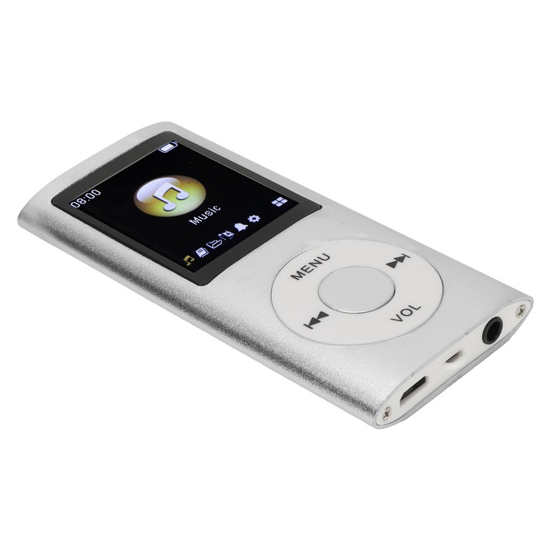 MP3 Player Stylish Multifunctional Lossless Sound Slim 1.8 Inch LCD
