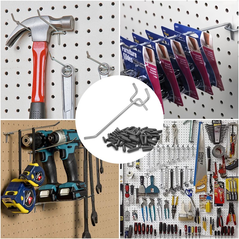Scartink Pegboard Hooks Pegboard Accessories,2 inch,Pegboard Organizer Kit for Garage