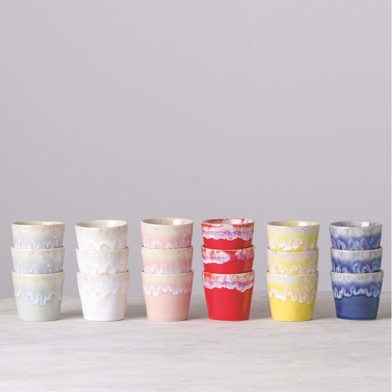 COSTA NOVA Stoneware Ceramic Bowl, Grespresso Collection, Espresso Cups, Set