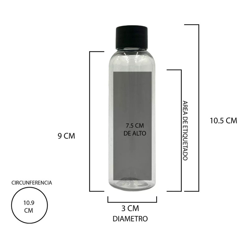 Xena Dispensador De Gel Antibacterial Jefferson 60 Ml X 50