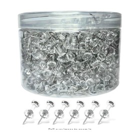 Clear Push Pins (Clear, 520)