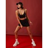 Koton Women's Sports Shorts Skirt with Elasticated Cargo, Black (999)