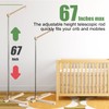 Crib Mobile Wooden Arm, Suitable for All Cribs 100% Natural