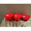 Tupperware New Tupperware Set 3 Beautiful Red & White Colors