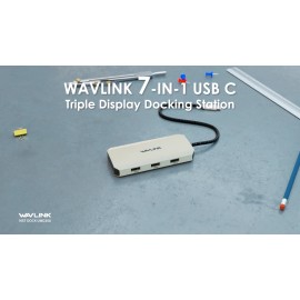 For Acer, For Apple, For ASUS, For Dell, For HP, For LG, For Lenovo, For Sony 7-In-1 USB C Dock Triple Display Laptop Docking Station 95W PD DP Dual HDMI USB