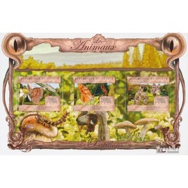 Guinea 9793-9795 Sheetlet (complete. issue) unmounted mint/never hinged ** MNH 2013 Butterflies (Stamps for collectors) Butterflies